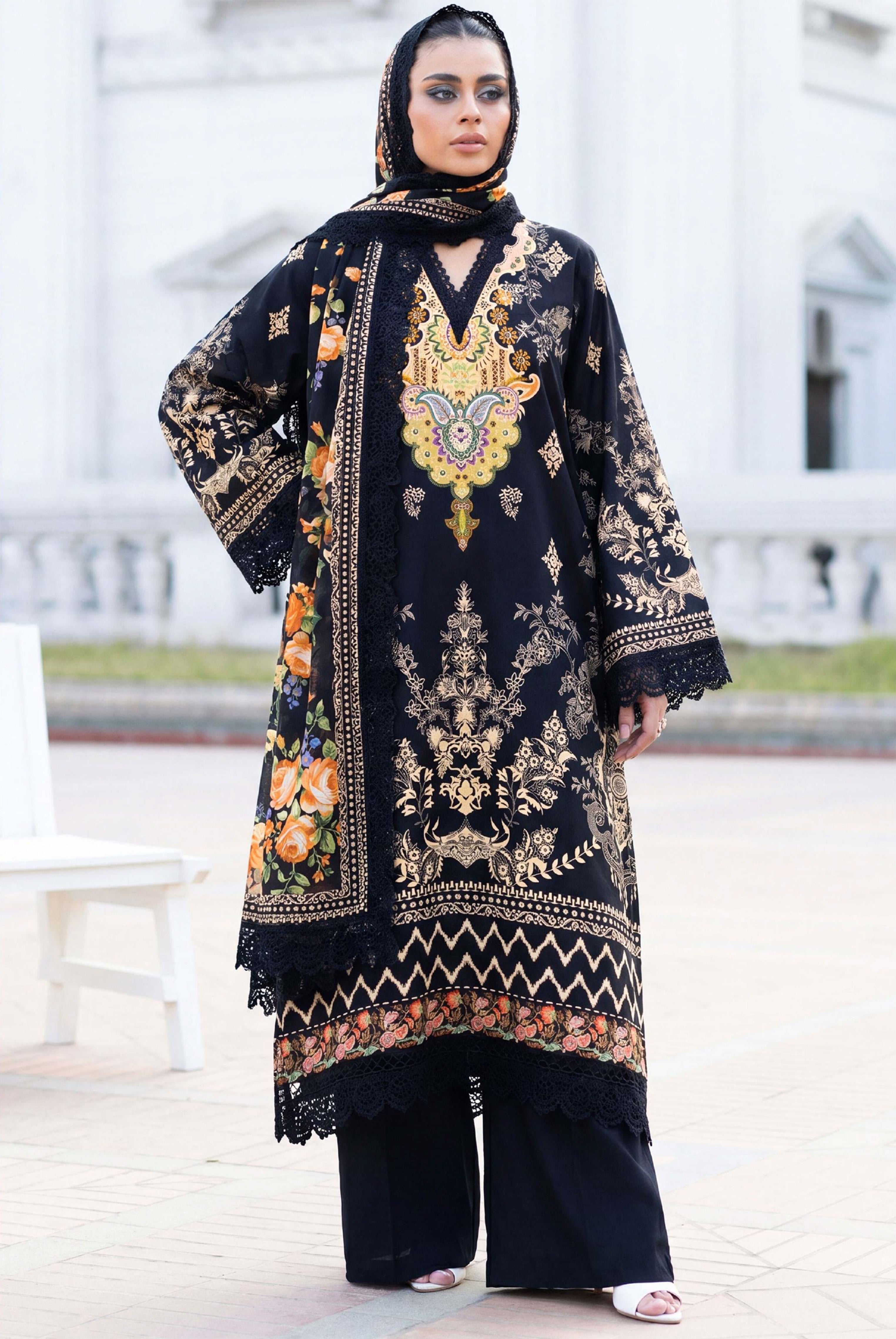 Printed Lawn 3PC Suit Summer Collection 2026 D-2