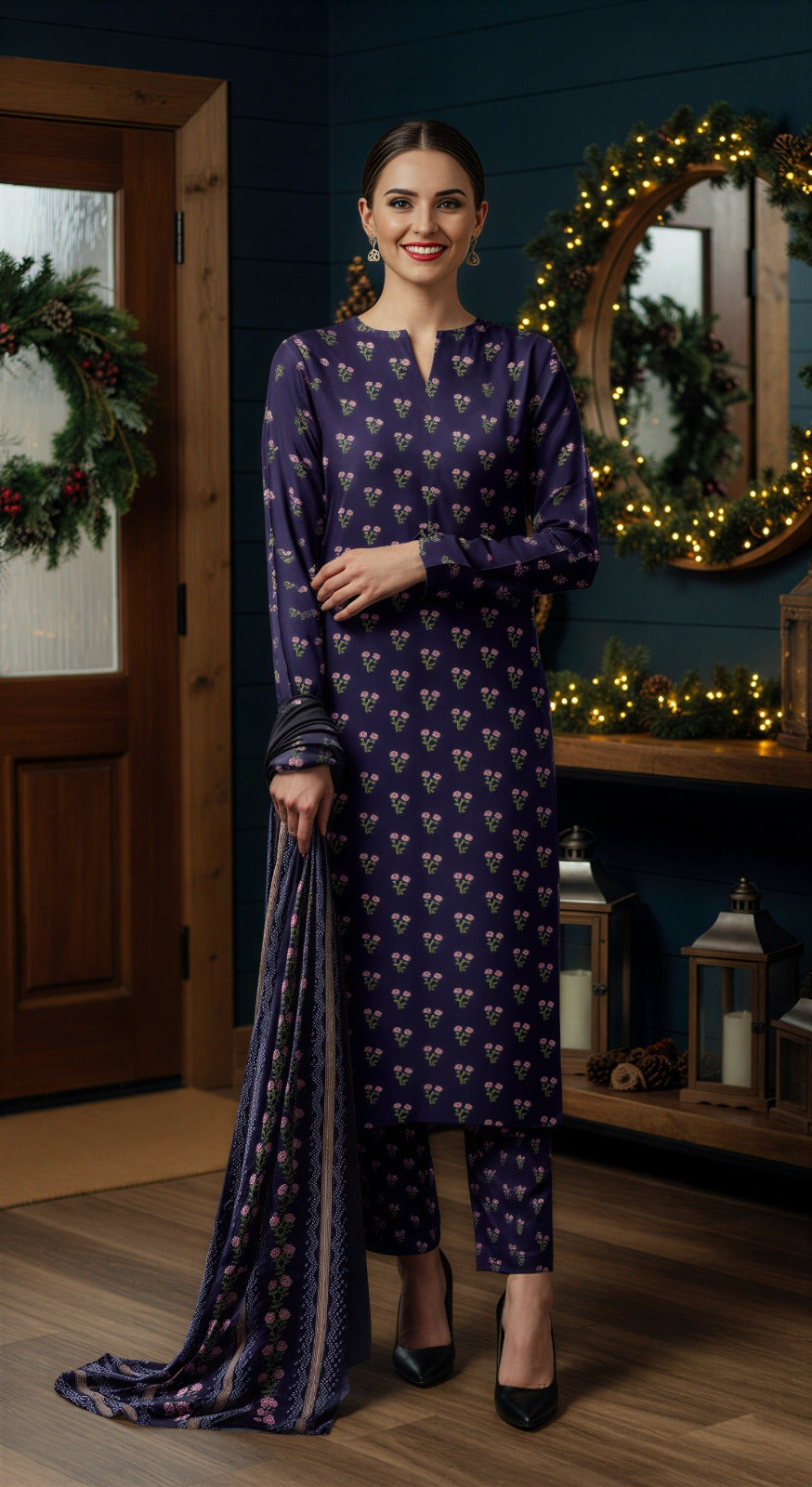 Sapphire 3PC Unstitched Bahaar SN-01