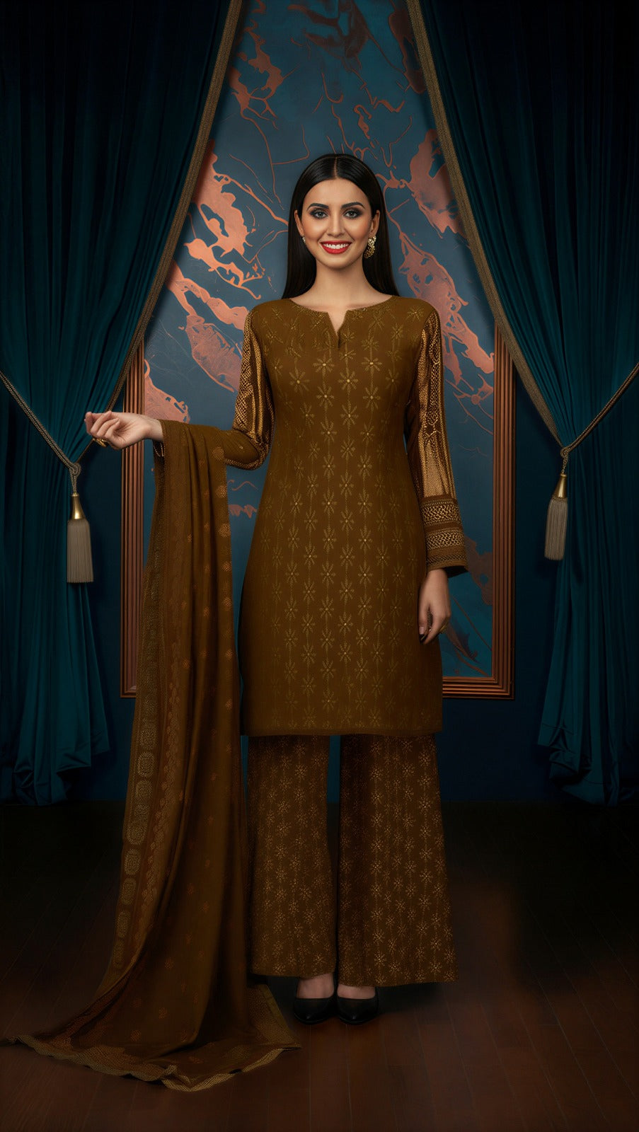 Sapphire 3PC Unstitched Bahaar SN-03