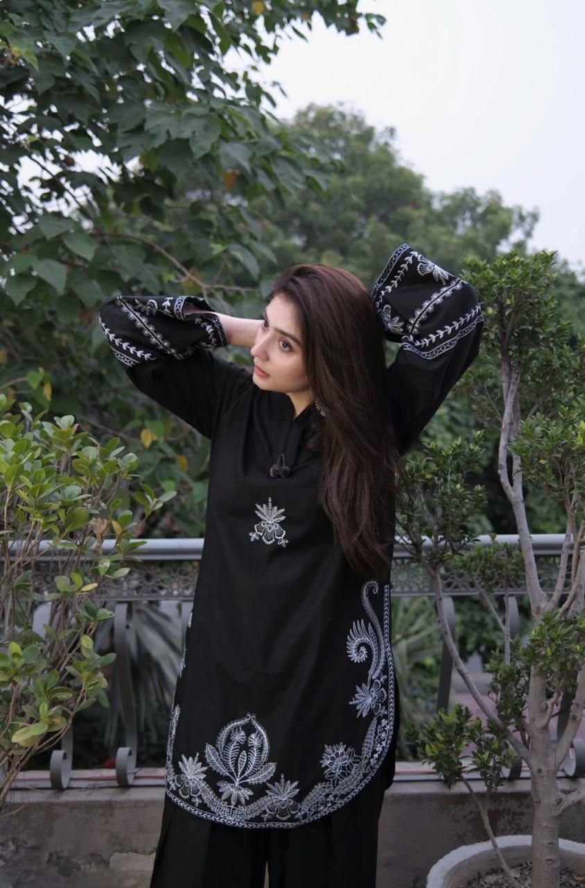 Most Hit 2PC Embroidered Lawn D-21
