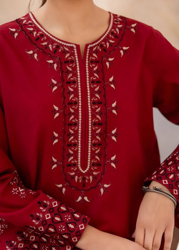 Most Hit 2PC Embroidered Lawn D-25