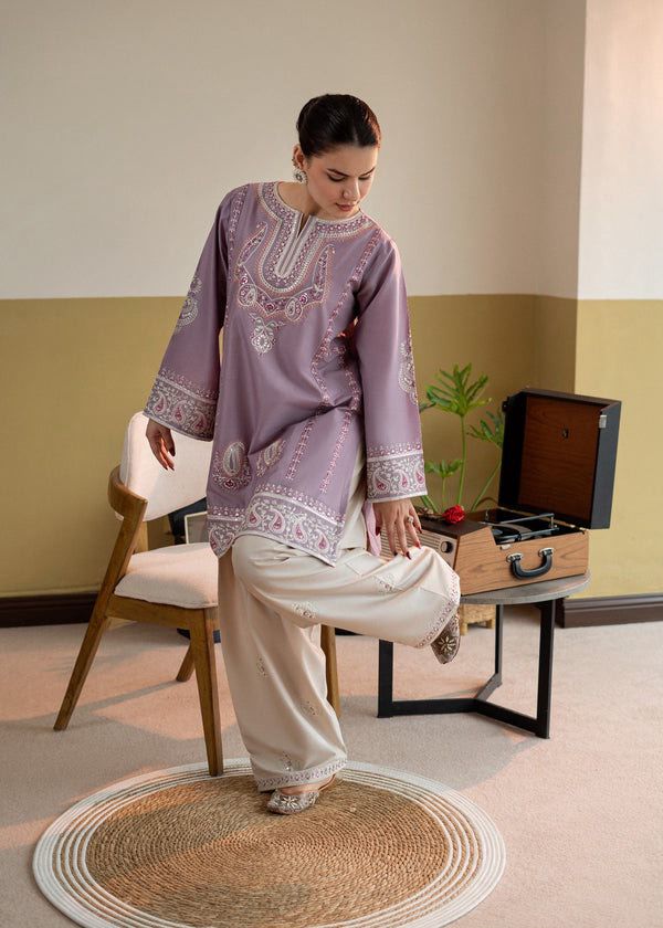 Most Hit 2PC Embroidered Lawn D-05