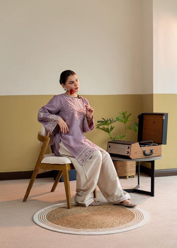 Most Hit 2PC Embroidered Lawn D-05