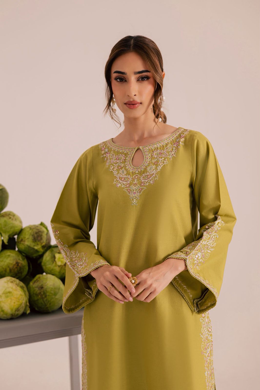 Most Hit 2PC Embroidered Lawn D-06