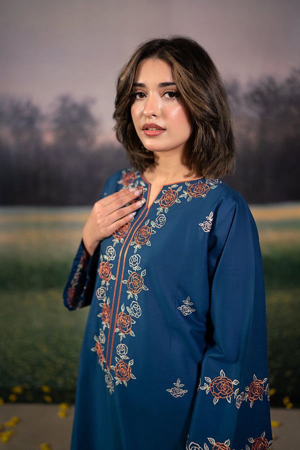 Most Hit 2PC Embroidered Lawn D-17