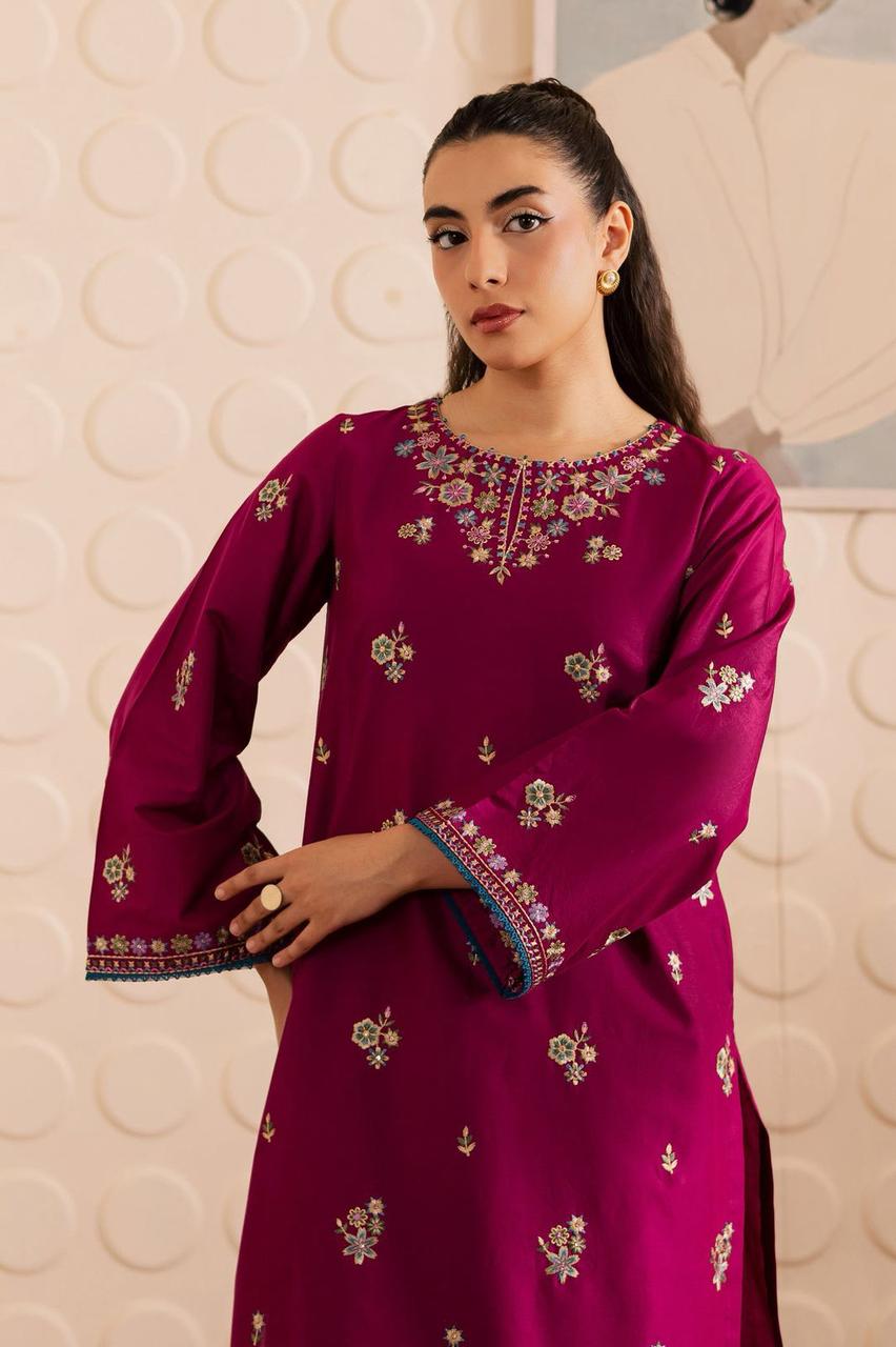 Most Hit 2PC Embroidered Lawn D-04
