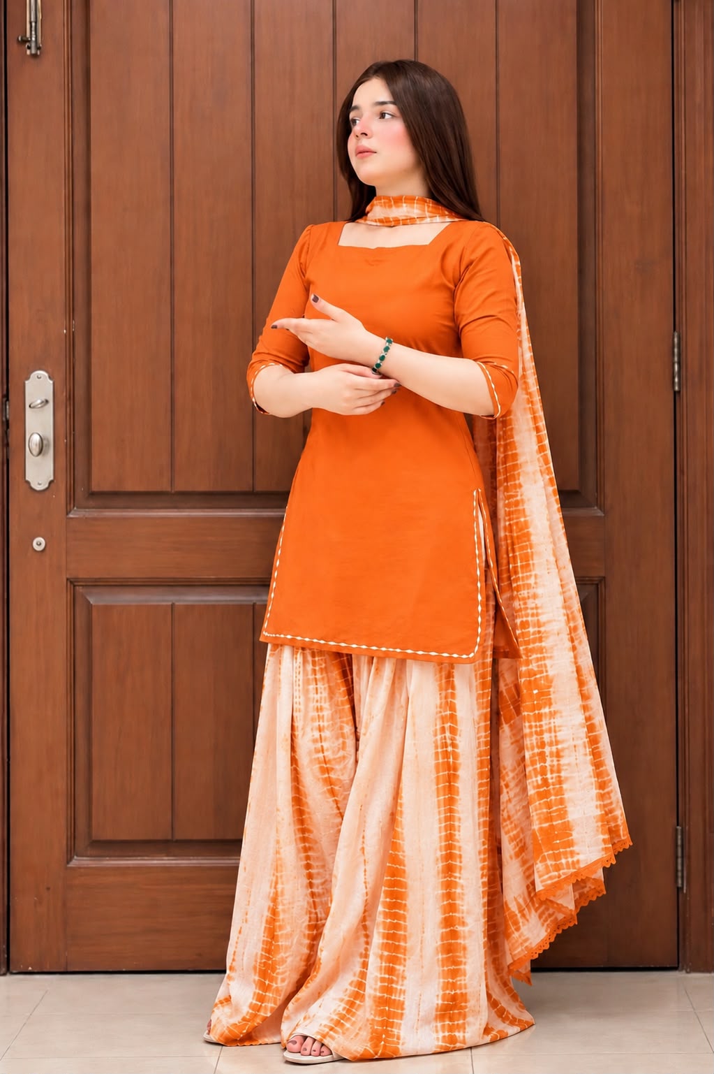 AMNA MALIK 3pc Summer Tie & die FD-02