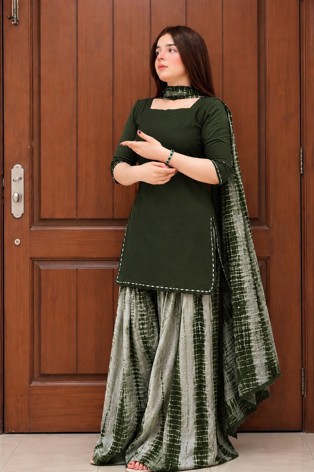 AMNA MALIK 3pc Summer Tie & die FD-03