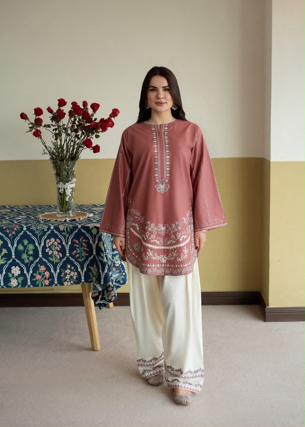 Most Hit 2PC Embroidered Lawn D-26