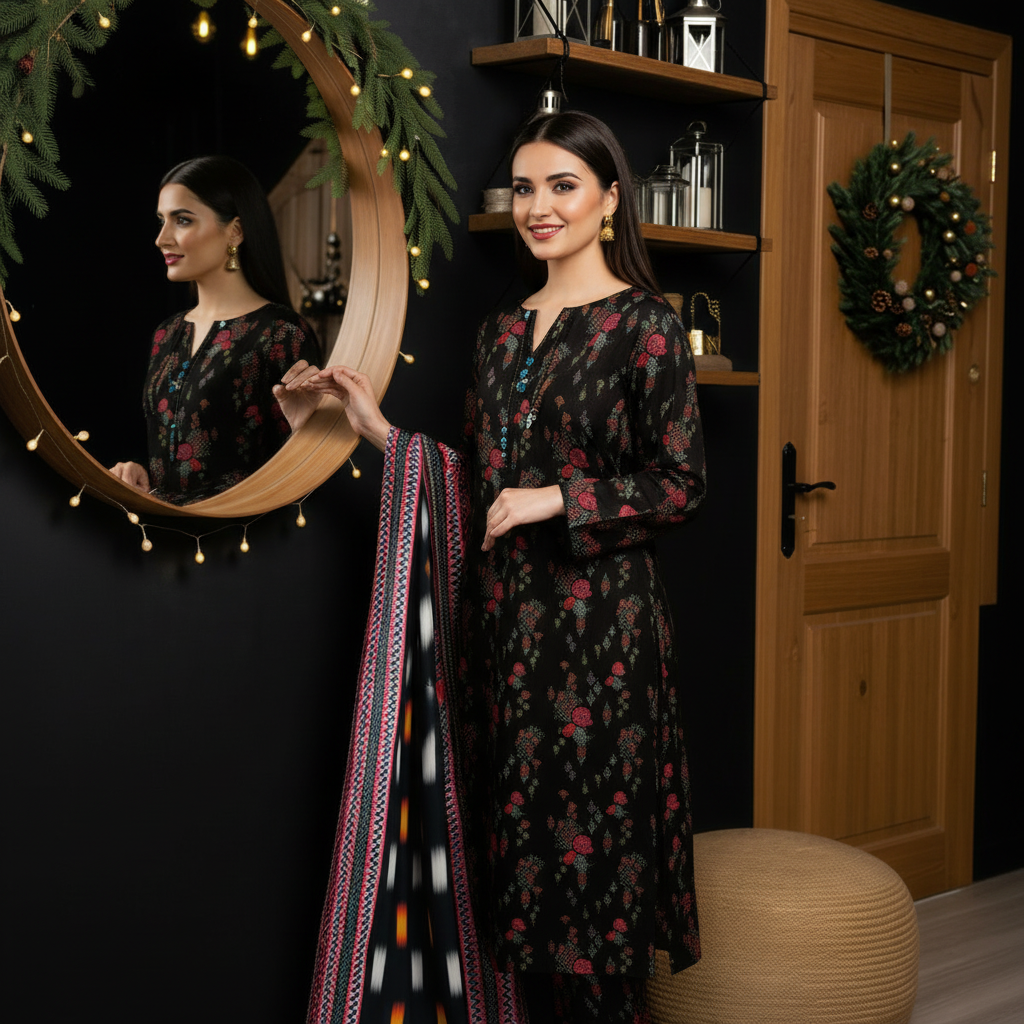 Sapphire 3PC Unstitched Bahaar SN-04