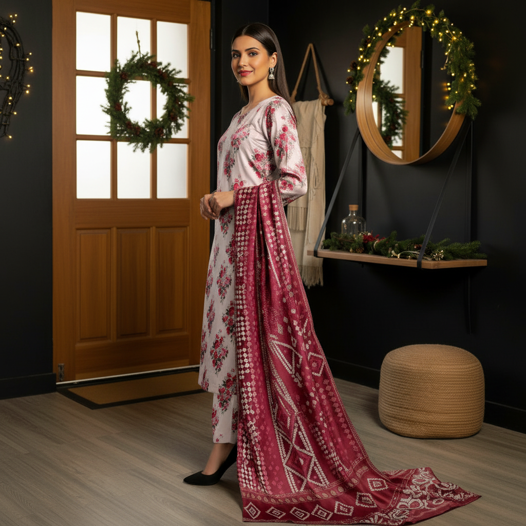 Sapphire 3PC Unstitched Bahaar SN-02