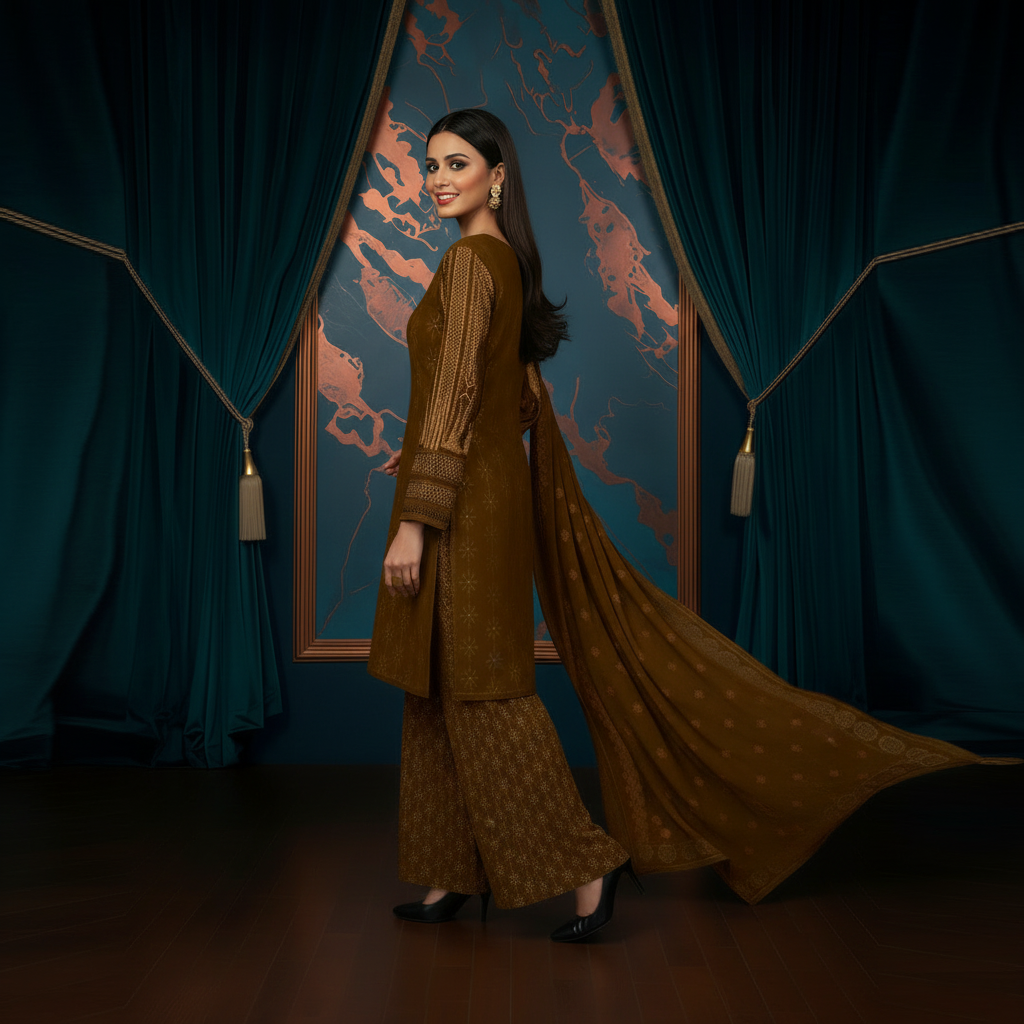 Sapphire 3PC Unstitched Bahaar SN-03