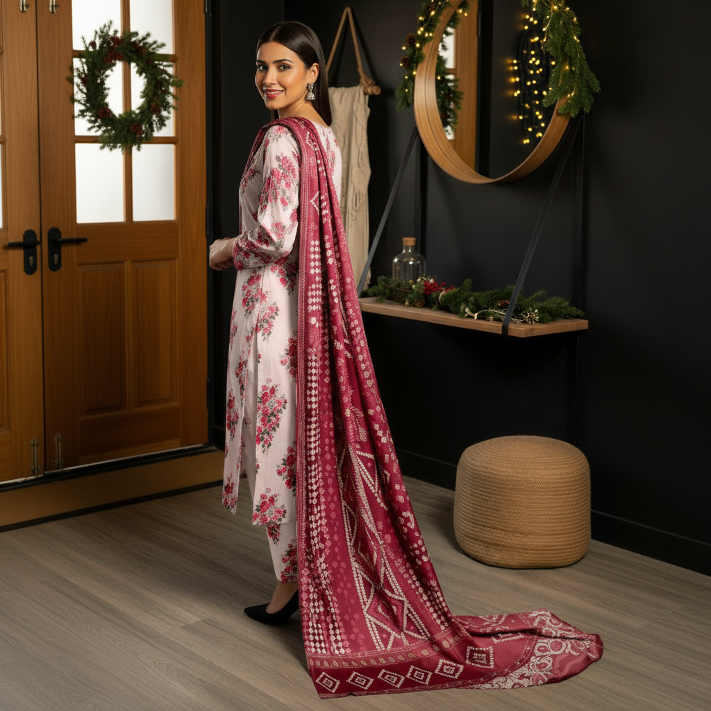 Sapphire 3PC Unstitched Bahaar SN-02