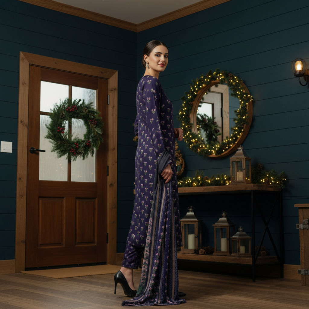 Sapphire 3PC Unstitched Bahaar SN-01